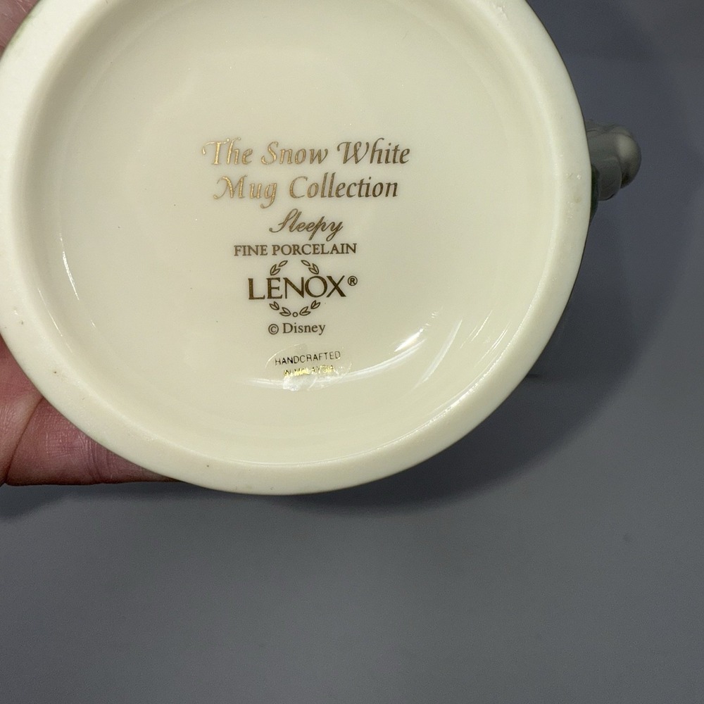 NEW LENOX Disney SLEEPY MUG Snow White Collection in BOX - Picture 6 of 6